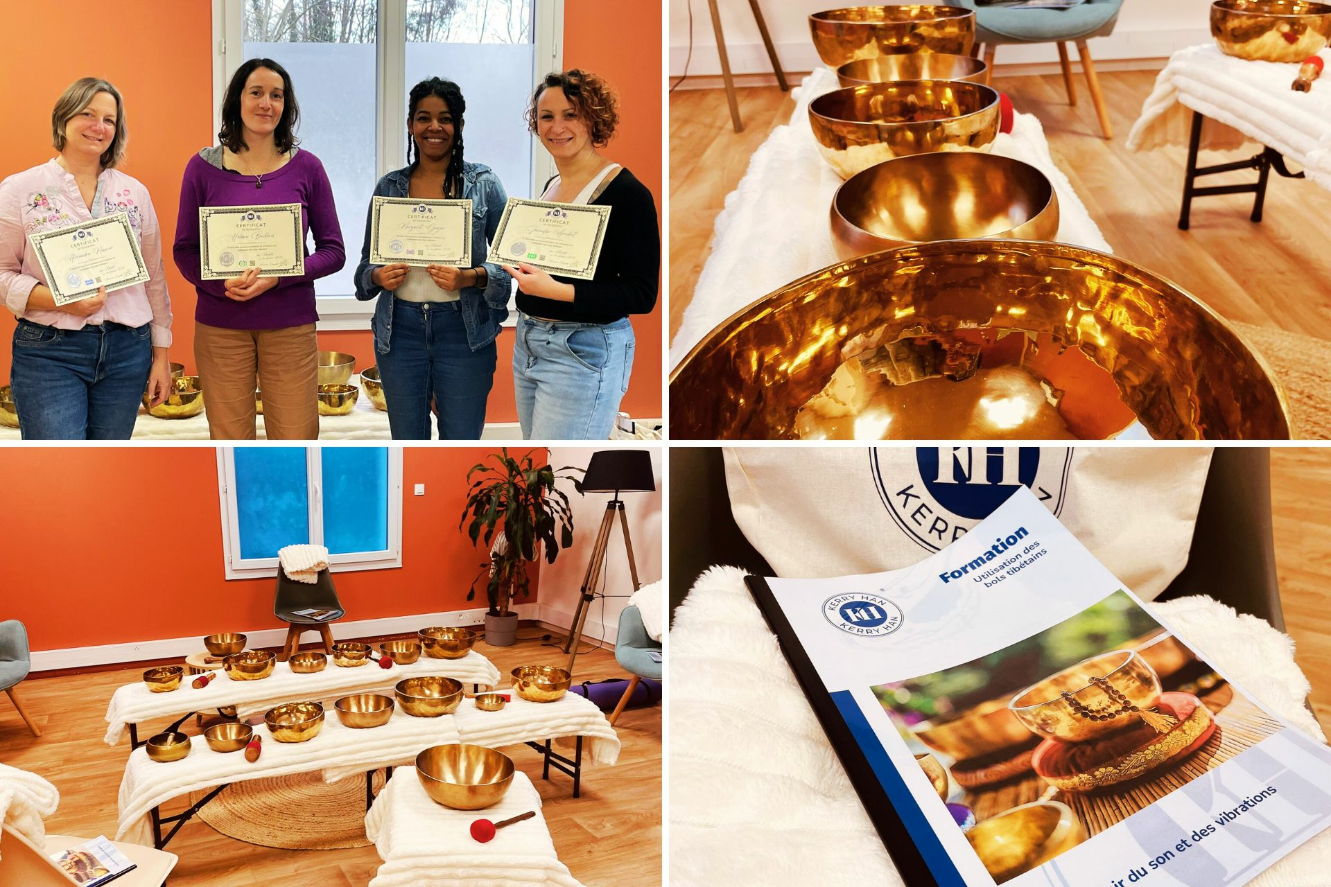 Retour formation bols tibétains